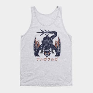 Monster Hunter World Iceborne Nargacuga Kanji Icon Tank Top